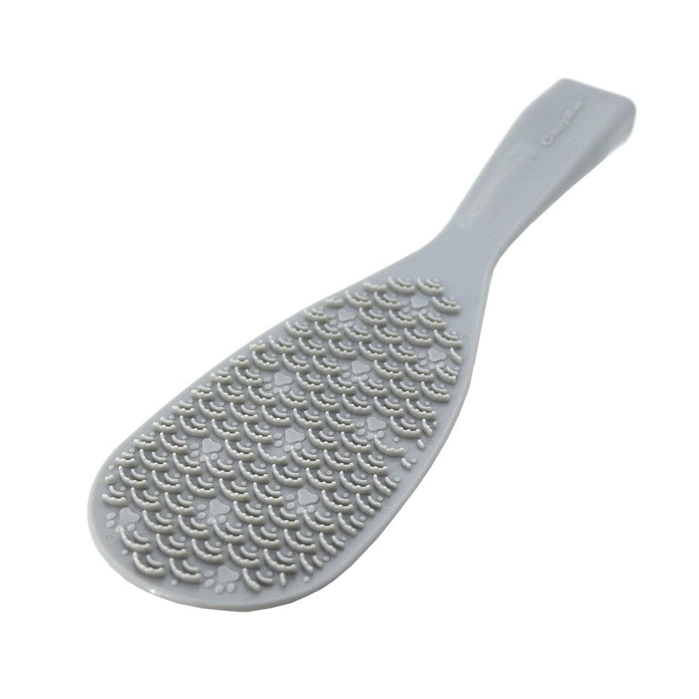 DoggyMan - Hayashi Cattyman Nadeko Shamoji Massage Cat Brush (Gray) Pet Brush 4976555830897 CherryAffairs