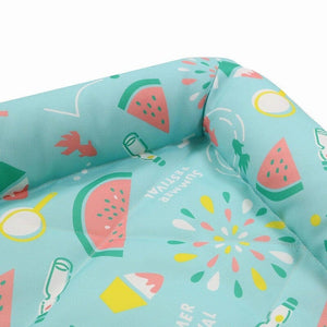 DoggyMan - Hayashi Sarara Feel Edged Summer Festival Water Resistent Pet Bed (Blue) Pet Bed 4976555916713 CherryAffairs