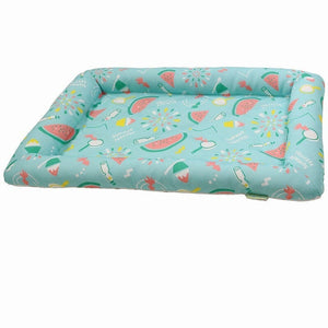 DoggyMan - Hayashi Sarara Feel Edged Summer Festival Water Resistent Pet Bed (Blue) Pet Bed 4976555916713 CherryAffairs