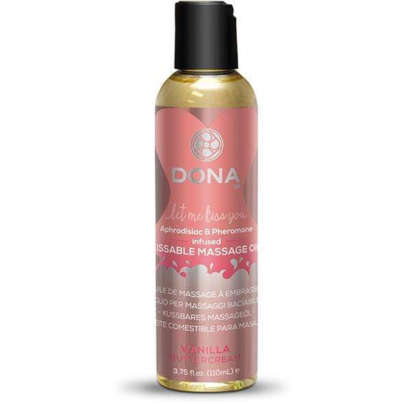 Dona - Let Me Kiss You Aphrodisiac and Pheromone Infused Kissable Vanilla Buttercream Massage Oil 110ml | Zush.sg
