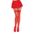 Dreamgirl - Fishnet Thigh High Stockings with Lace Top Costume O/S (Red) Stockings 876802128231 CherryAffairs