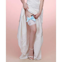 Dreamgirl - Lace Garter Wallet with Pockets M/L (White) | Zush.sg