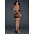 Dreamgirl - Sheer Lace Chemise with G String Queen (Black) Chemises 888368281008 CherryAffairs
