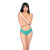 Dreamgirl - Simply Sexy Lace Tanga Open Crotch Panty S (Turquoise) Crotchless Panties 625488201 CherryAffairs