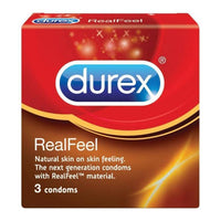 Durex - Real Feel Condoms 3's (Clear) | Zush.sg