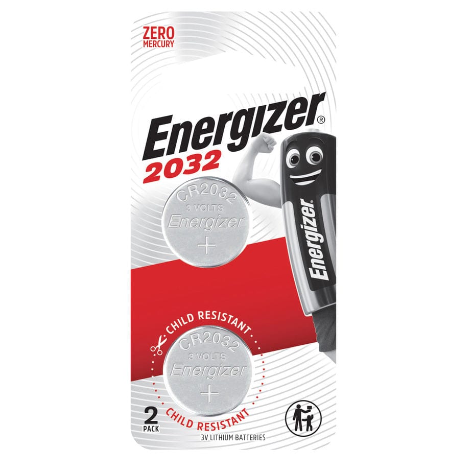 Energizer - ECR 2032 3V Lithium Batteries Pack of 2 Battery 8888021301786 CherryAffairs