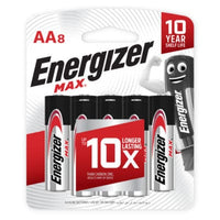 Energizer - Max Alkaline Power E91 AA Battery Value Pack Battery 8888021200256 CherryAffairs