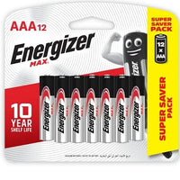 Energizer - Max Alkaline Power E92 AAA Battery Value Pack Battery 8888021201116 CherryAffairs