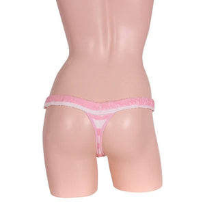 Erox - Beautiful Young Lady's Stripe Panties (Pink) | CherryAffairs Singapore