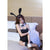 EROX - Bunny Silhouette Costume (Black) | CherryAffairs Singapore