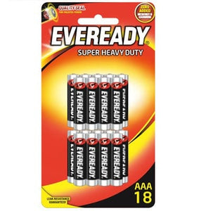 Eveready - Super Heavy Duty M1212 Battery Pack of 18 AAA Battery 8999002691564 CherryAffairs