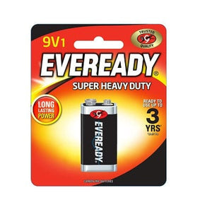 Eveready - Super Heavy Duty M1222 Battery Pack of 1 9V1 Battery 8888021100174 CherryAffairs