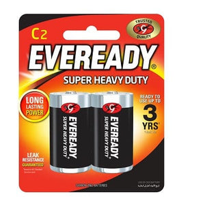 Eveready - Super Heavy Duty M1235 Battery Pack of 2 C2 Battery 604588983 CherryAffairs