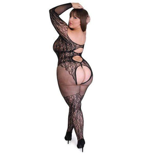 Fifty Shades of Grey - Captivate Spanking Bodystocking Costume Plus Size Queen (Black) Costumes 5060779230423 CherryAffairs