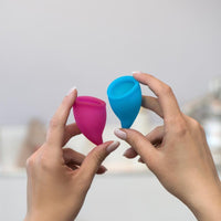 Fun Factory - Fun Cup Menstrual Cup Size A Kit (Pink/Turquiose) | Zush.sg