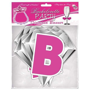 Hott Products -Bachelorette Party Diamond Banner (Pink) | CherryAffairs Singapore