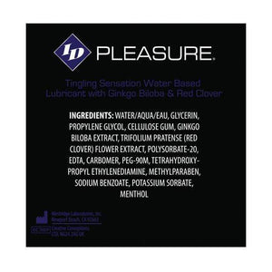 ID Lube - ID Pleasure Waterbased Tingling Lubricant 17oz Lube (Water Based) 761236900730 CherryAffairs