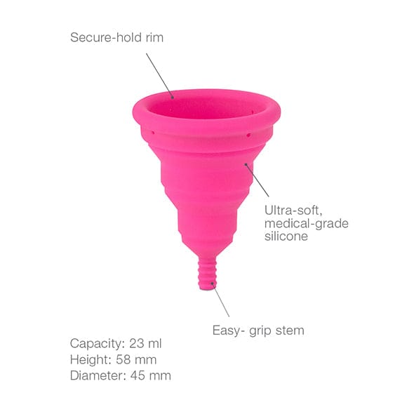 Intimina - Lily Compact Cup B Collapsible Menstrual Cup (Pink) Menstrual Cup 7350075020339 CherryAffairs