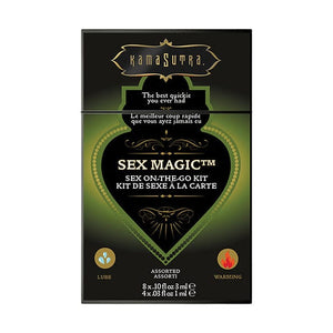 Kama Sutra - Sex Magic Sex On the Go Assorted Travel Lubricant and Arousal Gel Sachet Kit Lube (Water Based) 739122120531 CherryAffairs