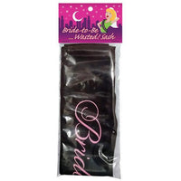 Kheper Games - Bride to Be Wasted Sash (Black) | Zush.sg
