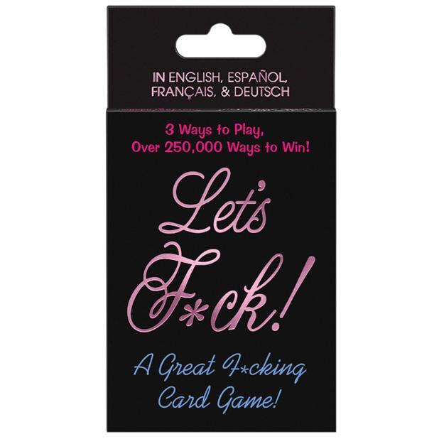Kheper Games - Let's F*ck Card Game (Black) | CherryAffairs Singapore