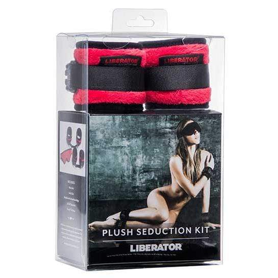 Liberator - Plush Seduction Kit BDSM (Shag Purple) Hand/Leg Cuffs 845628091418 CherryAffairs