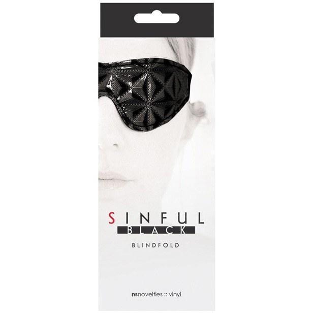 NS Novelties - Sinful Blindfold (Black) Mask (Blind) 657447092220 CherryAffairs