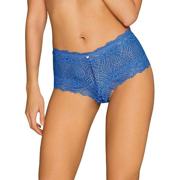 Obsessive - Bluellia Shorties Panty S/M (Blue) Lingerie (Non Vibration) 506693333 CherryAffairs