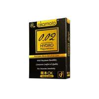 Okamoto - 0.02 Hydro Condoms 3's | Zush.sg