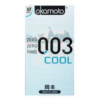 Okamoto - 003 Cool Condoms 10's (Clear) | Zush.sg