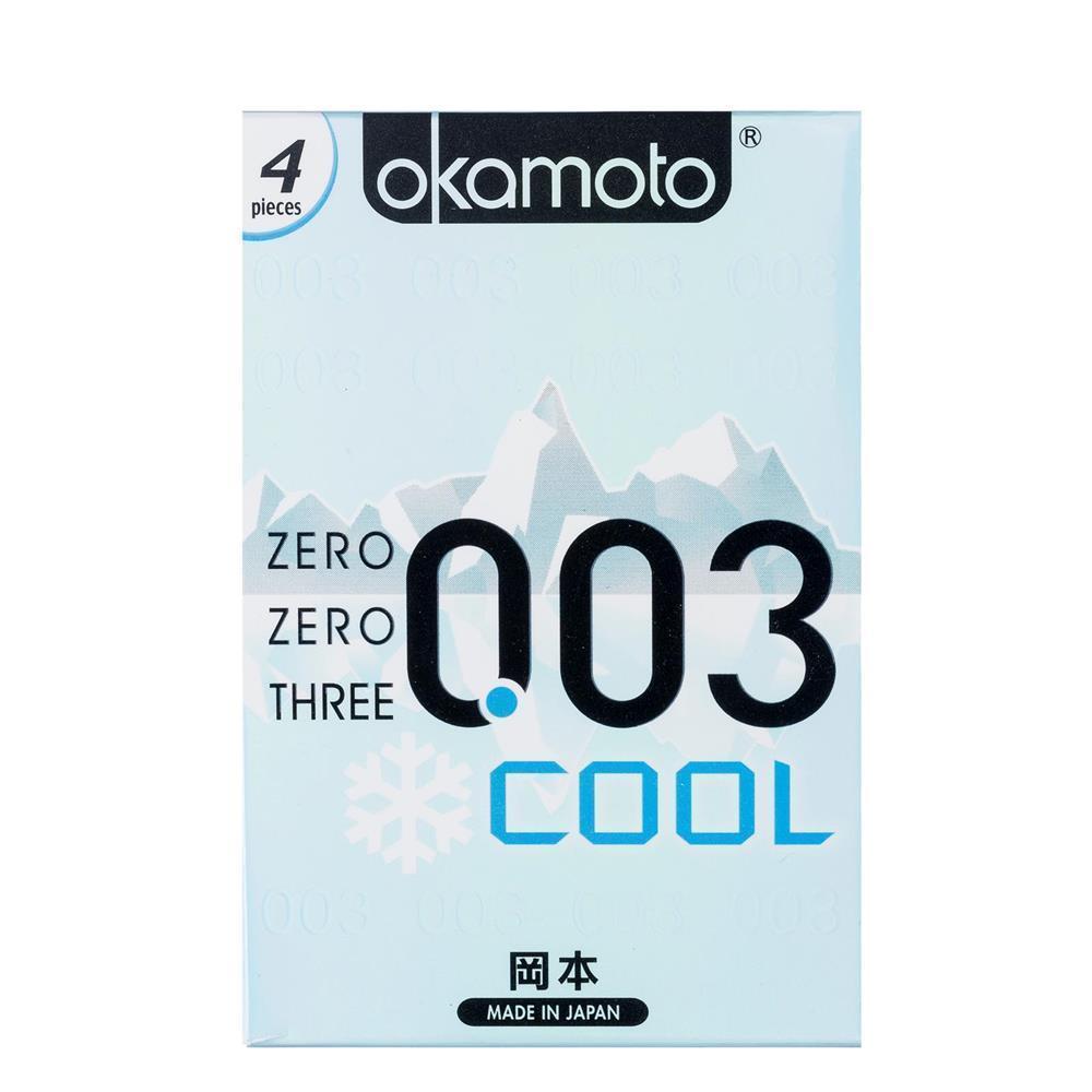 Okamoto - 003 Cool Condoms 4's (Clear) | Zush.sg