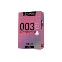 Okamoto - 003 Hyaluronic Acid Condoms 4's | Zush.sg