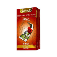 Okamoto - Roman Rose Pattern Condoms 12's | Zush.sg