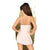 Penthouse - Casual Seduction Satin Mini Dress with Thong Chemise S/M (White) Chemises 4061504004617 CherryAffairs