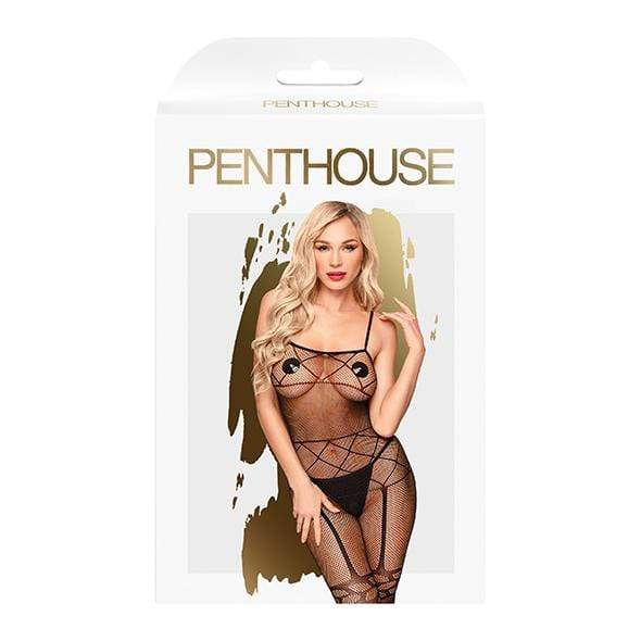 Penthouse - Firecracker Crotchless Bodystocking Costume XL (Black) Costumes 4061504005096 CherryAffairs