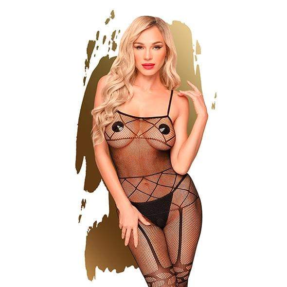 Penthouse - Firecracker Crotchless Bodystocking Costume XL (Black) Costumes 4061504005096 CherryAffairs