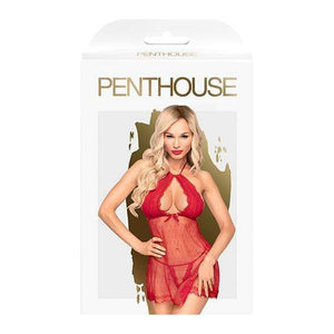 Penthouse - Libido Boost Babydoll Chemise S/M (Red) Chemises 4061504004464 CherryAffairs