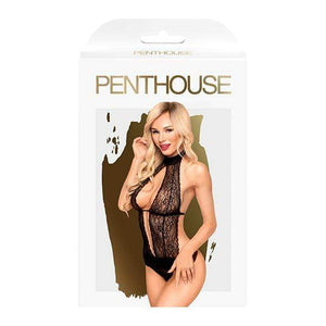 Penthouse - Perfect Lover High Neck Playsuit Costume S/M (Black) Costumes 4061504004761 CherryAffairs