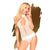 Penthouse - Perfect Lover High Neck Playsuit Costume S/M (White) Costumes 4061504004730 CherryAffairs