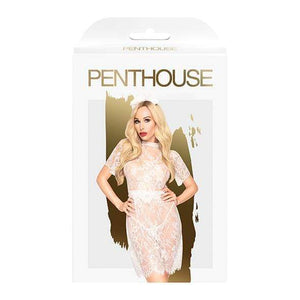 Penthouse - Poison Cookie Lace Dress with Thong L/XL (White) Costumes 4061504005805 CherryAffairs