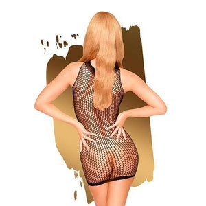Penthouse - Ride Or Die Seamless Net Mini Dress XL (Black) Costumes 4061504005911 CherryAffairs