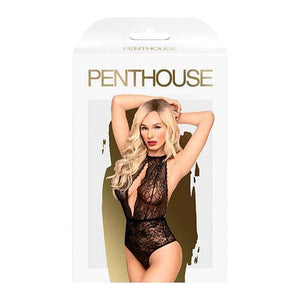 Penthouse - Toxic Powder High Neck Deep Plunge Teddy L/XL (Black) Costumes 4061504006390 CherryAffairs