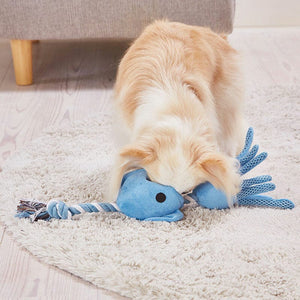 Petio Admate - Sturdy Rope Dog Toy Squid (Blue) Dog Toys 4903588272158 CherryAffairs