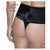 Rago - Shapewear Soft Wide Band Thong Shaper L (Black) - Zush.sg