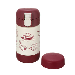 Richell - 2 Way Snoopy Peanut Collection Stainless Steel Water Bottle Mug Baby Water Bottle 4945680203227 CherryAffairs