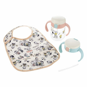 Richell - Snoopy Vintage Peanuts Collection Baby Step Up Water Bottle Mug Set Baby Water Bottle Set 4945680200691 CherryAffairs