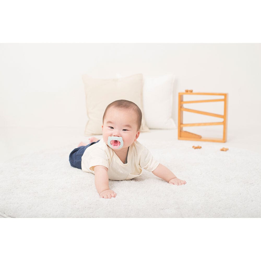 Richell - Susetsu Lab New Born Baby Silicone Pacifier with Storage Case Baby Pacifiers 4945680204064 CherryAffairs