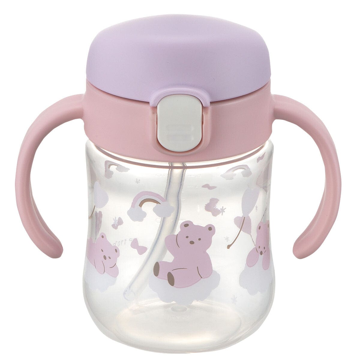Richell - T.L.I Baby Stage 1 Try Sippy Spout Clear Training Water Bottle Mug Baby Water Bottle 4945680203517 CherryAffairs