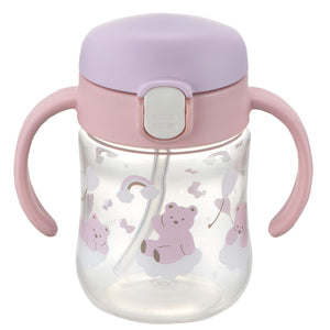 Richell - T.L.I Baby Stage 1 Try Sippy Spout Clear Training Water Bottle Mug Baby Water Bottle 4945680203517 CherryAffairs
