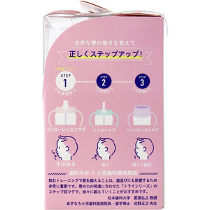 Richell - T.L.I Baby Stage 1 Try Sippy Spout Clear Training Water Bottle Mug Baby Water Bottle CherryAffairs